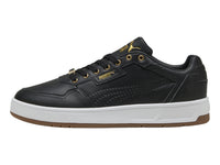 Tenis PUMA Court Classic Lux Negro y Dorado para Hombre