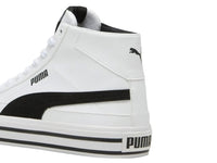 Tenis PUMA Court Classic Vulc Mid Blanco y Negro para Hombre