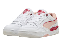 Tenis PUMA Rebound Retro Blanco y Rosa para Mujer