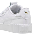 Tenis PUMA Carina 3.0 Luxe Blanco y Oro para Mujer