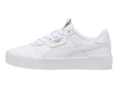 Tenis PUMA Carina 3.0 Luxe Blanco y Oro para Mujer