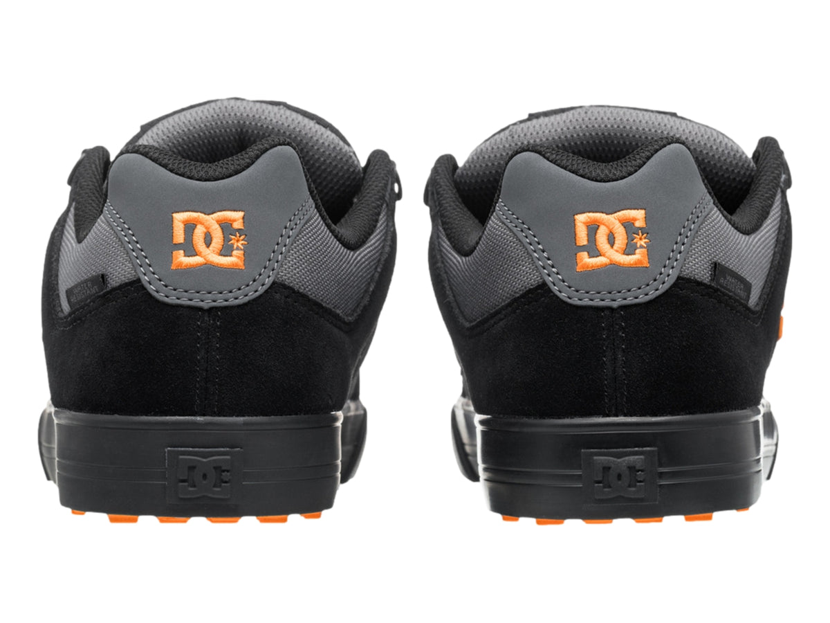 Tenis DC Shoes Pure WNT Gris, Negro y Naranja para Hombre