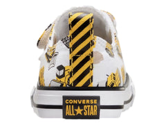 Tenis Converse Construction Truck Blanco y Amarillo para Niño