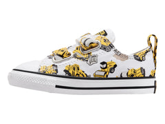 Tenis Converse Construction Truck Blanco y Amarillo para Niño
