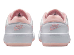 Tenis Nike Full Force Lo Blanco y Rosa para Niña