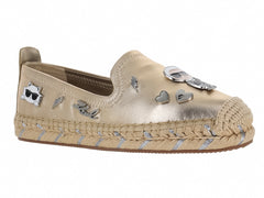 Alpargatas Karl Lagerfeld Blanco Dorado para Mujer