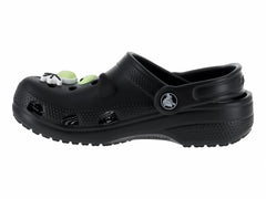 Crocs Classic Glow Black Cat Clogs Negro para Niño
