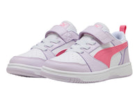 Tenis PUMA Rebound V6 Lila y Rosa para Niña