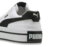 Tenis PUMA Court Classic Vulc Platform Blanco y Negro para Mujer