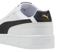 Tenis PUMA Court Classico Blanco, Negro y Dorado para Hombre