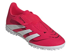 Tenis de Fútbol Adidas Predator Club Rojo y Blanco para Niño