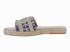 Sandalias Roze Color Denim Beige para Mujer