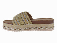 Sandalias Plataforma Roze Brown Beige para Mujer