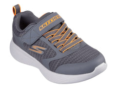 Tenis Skechers Go Run 400 V2 Gris y Naranja para Niño