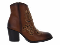 Botas In Moda Botin Cafe Dama 10260 Para Mujer