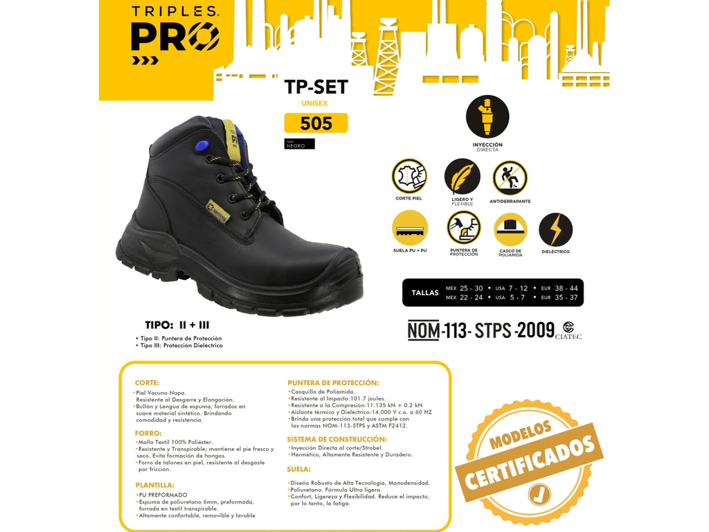 Botas Triples 505 Para Hombre