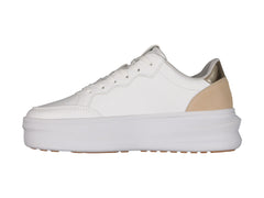 Tenis Charly Blancos con Detalles Camel para Mujer