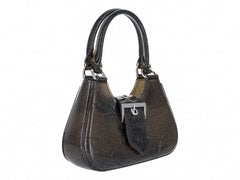 Bolso de Hombro ROZE Negro Glitter para Mujer