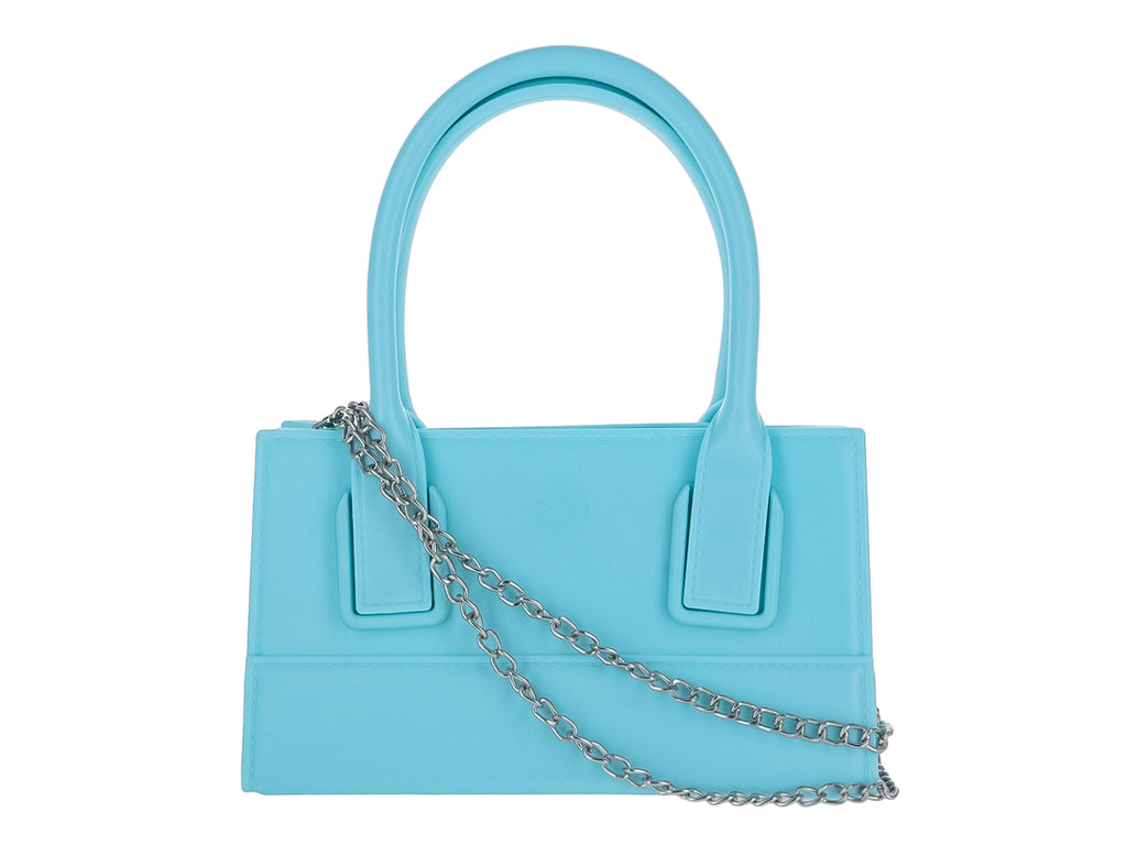 Bolso de Hombro ROZE Azul Glitter para Mujer