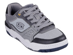 Tenis Skechers Street B Gris y Negro para Niño