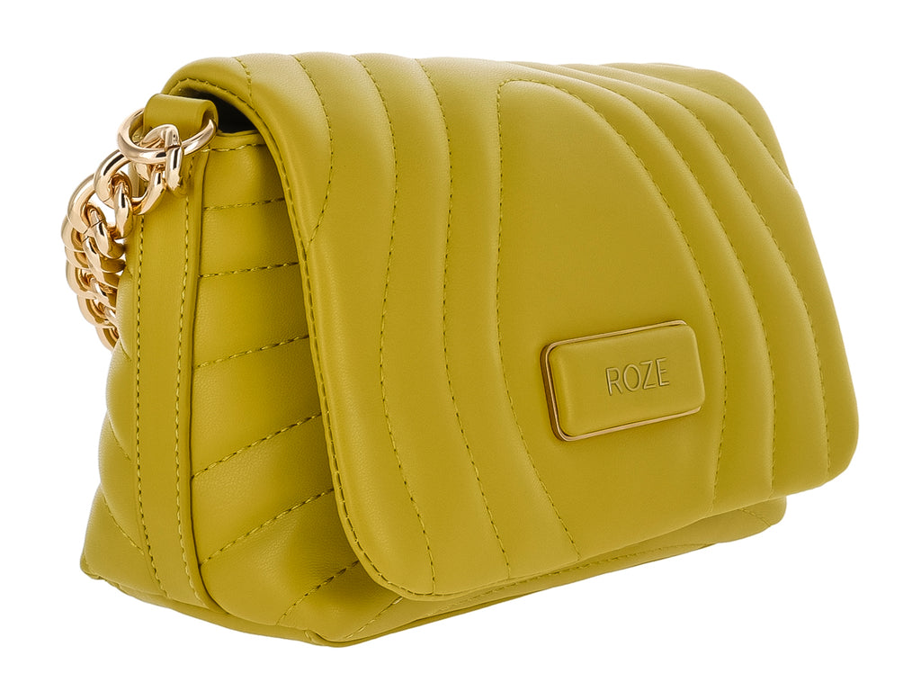 Bolso ROZE Acolchado Amarillo para Mujer