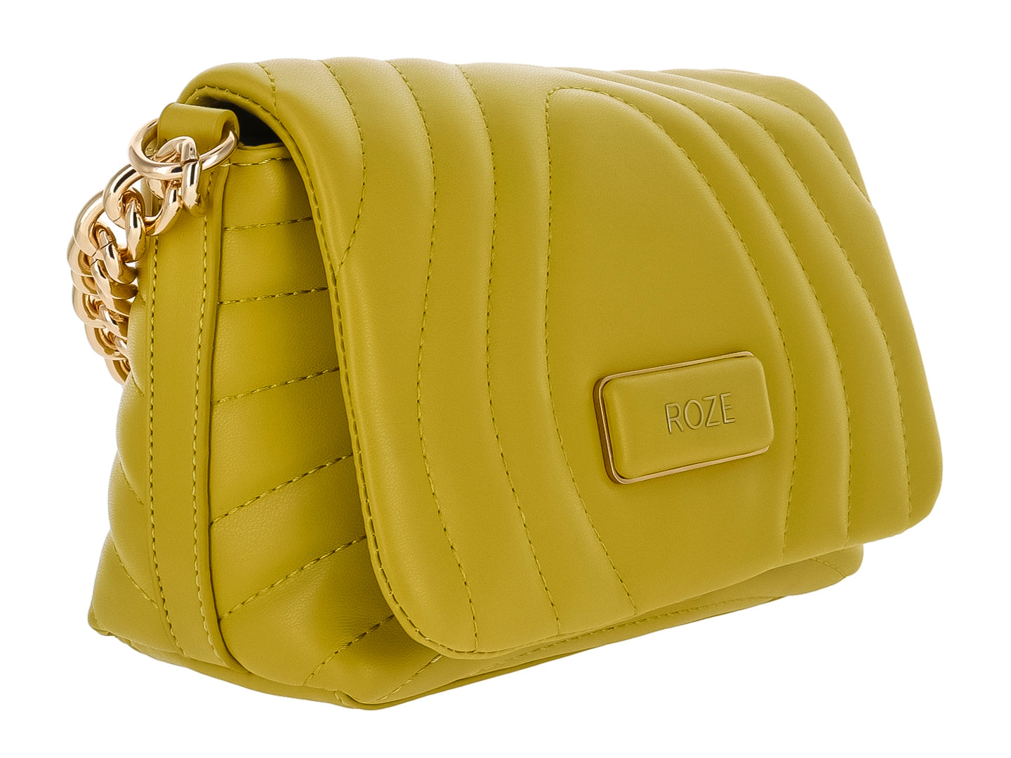 Bolso ROZE Acolchado Amarillo para Mujer