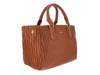Bolsa de Hombro ROZE Color Cognac para Mujer