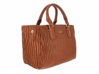 Bolsa de Hombro ROZE Color Cognac para Mujer