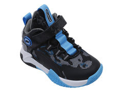 Tenis Lotto Reptar Negro y Azul para Niño