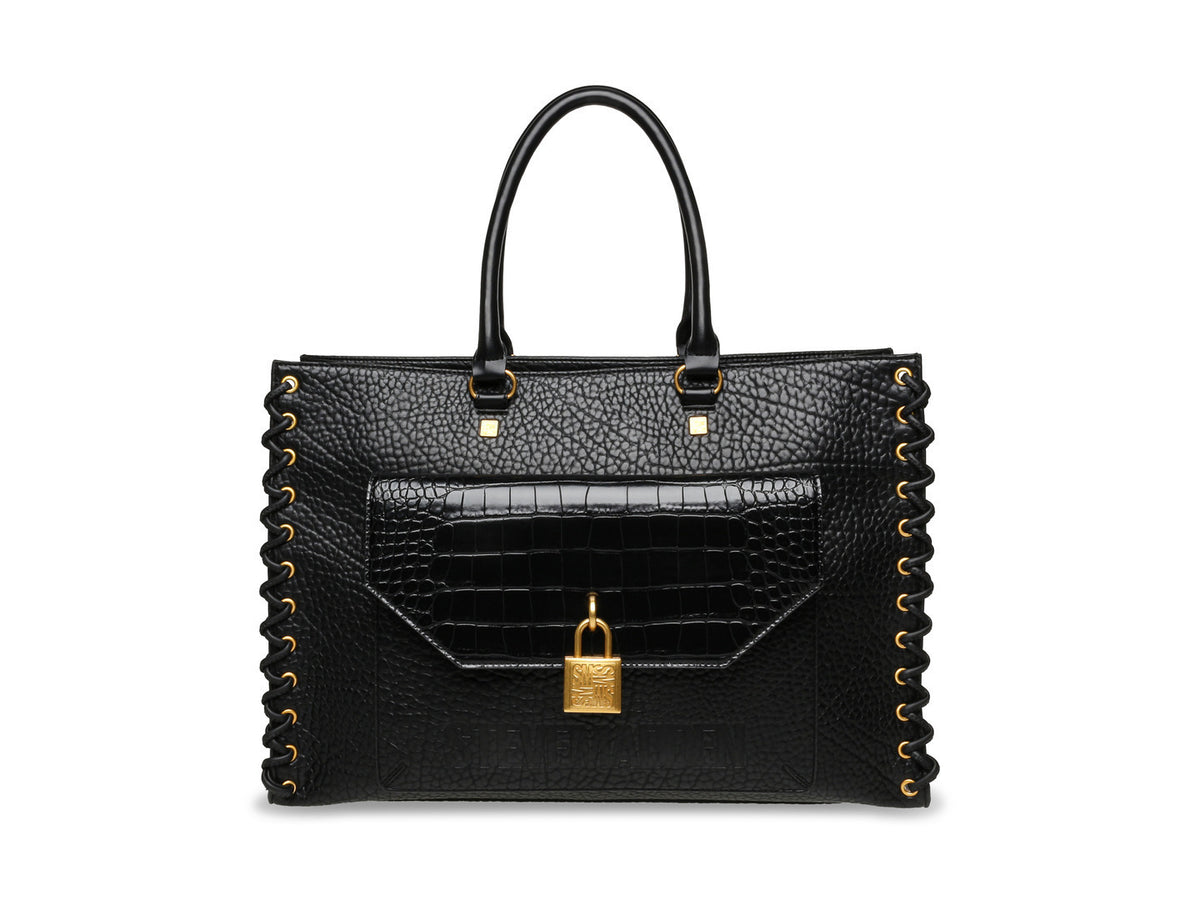 Bolso Steve Madden BMISA Negro y Dorado para Mujer