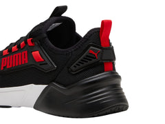 Tenis PUMA Retaliate 3 Negro y Rojo para Hombre