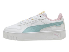 Tenis PUMA Carina Street Lacey Blanco, Menta y Rosa para Niña