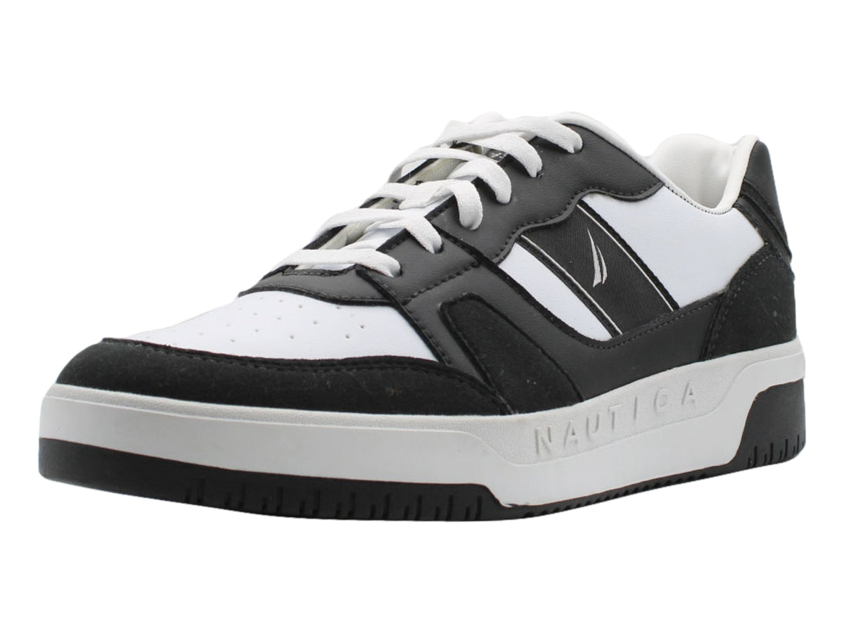 Tenis Nautica Charlo Negro y Blanco para Hombre