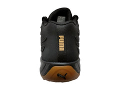 Tenis PUMA Court Pro Nubuck Negro con Dorado para Hombre