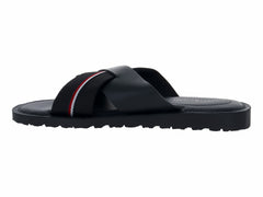 Sandalias Tommy Hilfiger Negras para Hombre