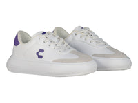 Tenis Charly Blancos con Morado para Niña