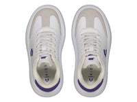 Tenis Charly Blancos con Morado para Niña