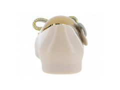Zapatos Mary Jane Mini Melissa Beige y Oro para Niña