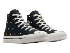 Tenis Converse Chuck Taylor All Star Negro y Blanco para Niña