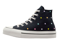 Tenis Converse Chuck Taylor All Star Negro y Blanco para Niña