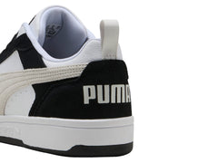 Tenis PUMA Rebound V6 Low SD Negro y Gris para Hombre