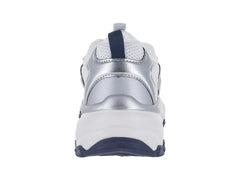 Tenis Clasben Atlant Blanco Plata para Mujer