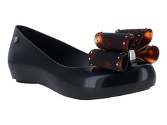 Zapatos Planos Melissa Ultragil Classic Bow Negro para Mujer