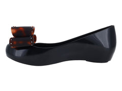 Zapatos Planos Melissa Ultragil Classic Bow Negro para Mujer