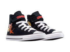 Tenis Converse Chuck Taylor All Star Hi Tom & Jerry Negro para Niño