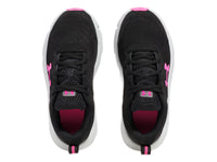 Tenis Under Armour Assert 10 Negro con Rosa para Niña