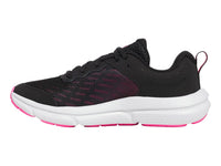 Tenis Under Armour Assert 10 Negro con Rosa para Niña