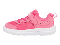 Tenis Under Armour Assert 10 Rosa y Blanco para Niña