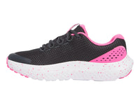 Tenis Under Armour GGS Surge 4 Negro y Rosa para Niña