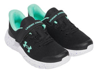 Tenis Under Armour GPS Pursuit 4 Negro y Azul para Niña